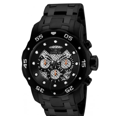 Invicta Pro Diver Chronograph Black Dial Men's Watch 25334 In Neutral