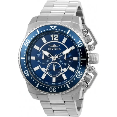 Invicta Pro Diver Chronograph Blue Dial Men's Watch 21953 In White