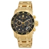 INVICTA INVICTA PRO DIVER CHRONOGRAPH CHARCOAL DIAL GOLD ION-PLATED MEN'S WATCH
