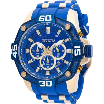 Invicta Pro Diver Chronograph Gmt Date Quartz Blue Dial Men's Watch 40864