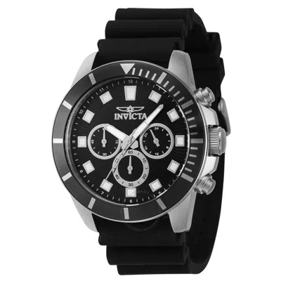 Invicta Pro Diver Chronograph Gmt Quartz Black Dial Men's Watch 46077