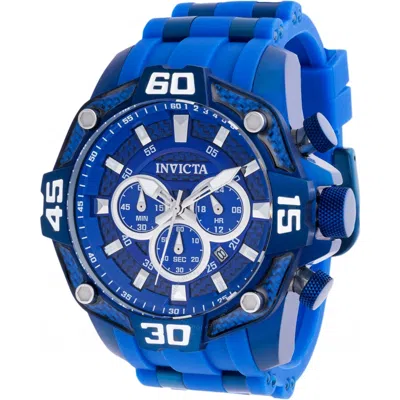 Invicta Pro Diver Chronograph Gmt Quartz Blue Dial Men's Watch 40858
