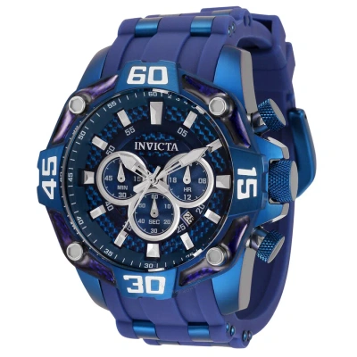 Invicta Pro Diver Chronograph Quartz Blue Dial Men's Watch 33842 In Gold