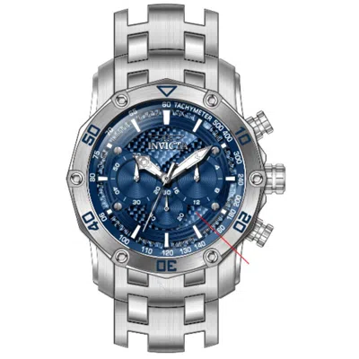Invicta Pro Diver Chronograph Quartz Blue Dial Men's Watch 38450 In Metallic