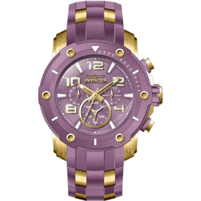 Invicta Pro Diver Chronograph Quartz Purple Dial Men's Watch 40805