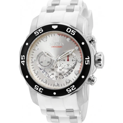 Invicta Pro Diver Chronograph Silver Dial Men's Watch 20290 In White