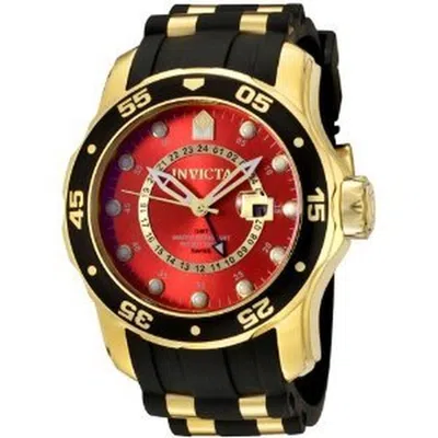 Invicta Pro Diver Collection 18kt Gold-plated Men's Watch 6992 In Gold / Red
