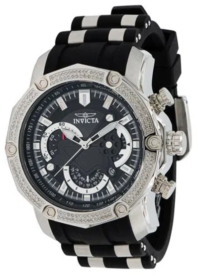 Pre-owned Invicta Pro Diver Diamond Men's 50mm .62 Ctw Diamonds Chronograph Watch 38003