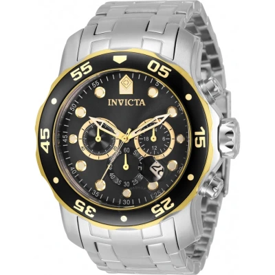 Invicta Pro Diver Gmt Chronograph Black Dial Men's Watch 33999 In Metallic