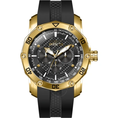 Invicta Pro Diver Gmt Quartz Black Dial Men's Watch 45742 In Black / Gold / Gold Tone