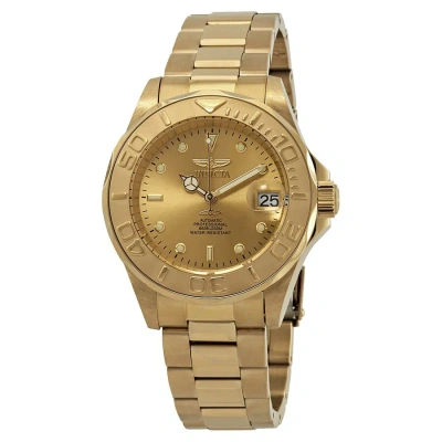 Invicta Pro Diver Gold Dial Gold Pvd Men's Watch 13929