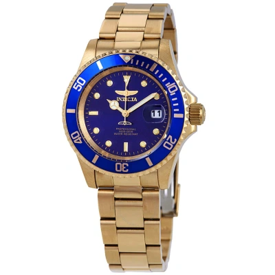 Invicta Pro Diver Gold-tone Blue Dial 40 Mm Men's Watch 26974 In Blue / Gold / Gold Tone