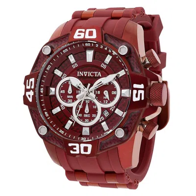 Pre-owned Invicta Pro Diver Men's Watch - 52mm, Burgundy, Red 40854