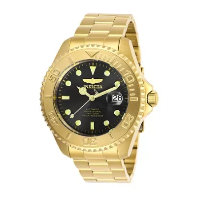 Invicta Pro Diver Mens Automatic Gold Tone Stainless Steel Bracelet Watch 28952