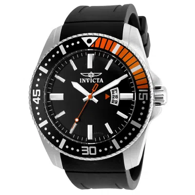 Invicta Pro Diver Quartz Black Dial Men's Watch 21392 In Black / Orange