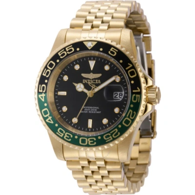 Invicta Pro Diver Quartz Black Dial Men's Watch 44526 In Gold