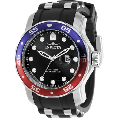 Invicta Pro Diver Quartz Black Dial Pepsi Bezel Men's Watch 39103