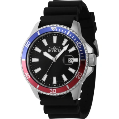 Invicta Pro Diver Quartz Black Dial Pepsi Bezel Men's Watch 46131 In Red   / Black / Blue
