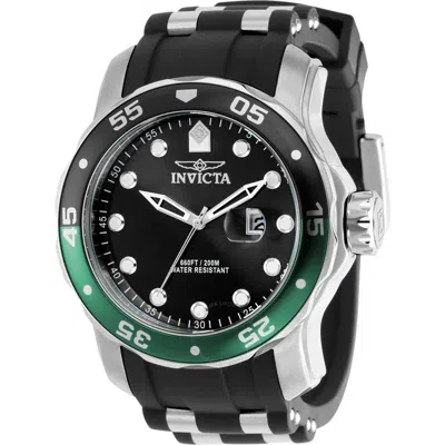 Invicta Pro Diver Quartz Black Dial Sprite Bezel Men's Watch 39104