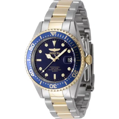 Invicta Pro Diver Quartz Date Blue Dial Men's Watch 8935ob In Two Tone  / Blue / Gold / Gold Tone