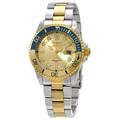 Invicta Pro Diver Quartz Gold Dial Two-tone Men's Watch 30948