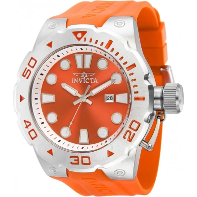 Invicta Pro Diver Quartz Orange Dial Men's Watch 36997