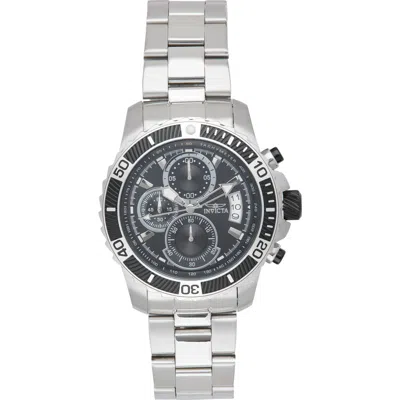Invicta Pro Diver Quartz Silicone Strap Watch, 45mm X 12.5mm In Metallic