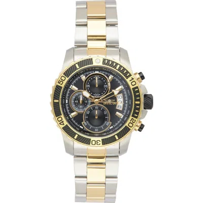 Invicta Pro Diver Quartz Silicone Strap Watch, 45mm X 12.5mm In Gold