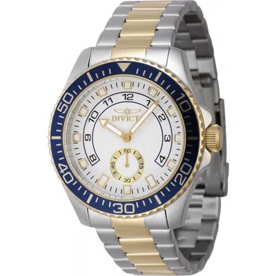 Invicta Pro Diver Quartz White Dial Men's Watch 47127 In Gold