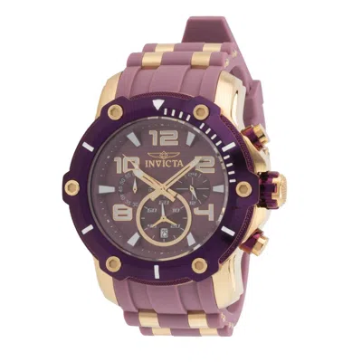Invicta Pro Diver Scuba 52mm Quartz Chronograph Strap Watch In Multi
