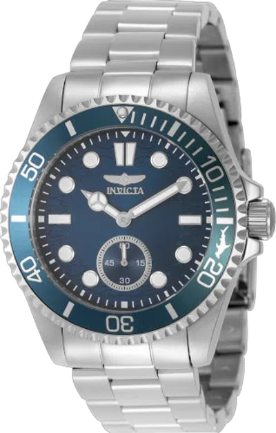 Invicta Pro Diver Stainless Steel Watch In Blue