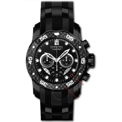 Invicta Pro Diver Zager Exclusive Chronograph Quartz Black Dial Men's Watch 35417 In Black / Skeleton