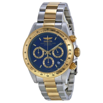 Invicta Professional Speedway Chronograph Men's Watch 3644 In Blue / Gold