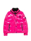 Invicta Quilted-design Jacket In Pink