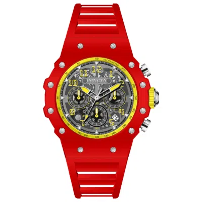 Invicta Racing 43.5mm Watch In-69659 In Red
