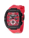 Invicta 레이싱 43mm 시계 In Red