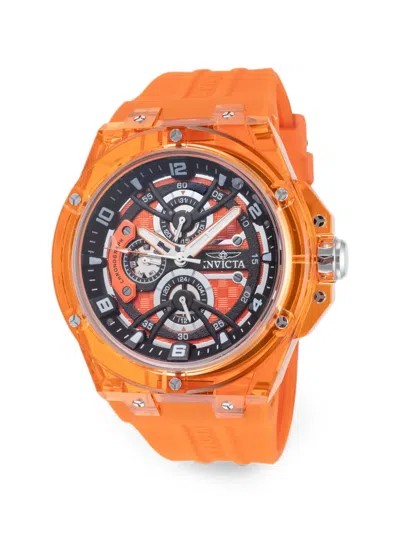 Invicta 레이싱 46mm 시계 In Orange
