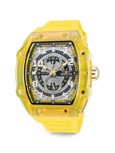 Invicta 레이싱 48.5mm 시계 In Yellow