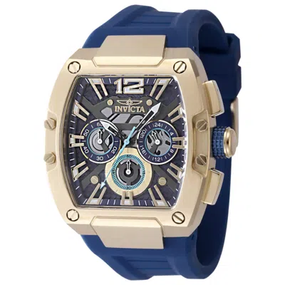 Invicta Racing Chronograph Watch In Blue