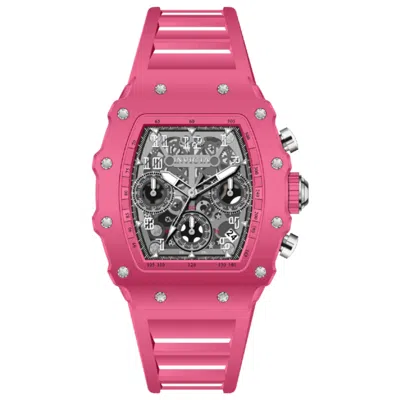 Invicta Racing Chronograph Watch In Pink