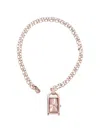 Invicta Rectangular-frame 17.5mm Necklace Watch In Silver