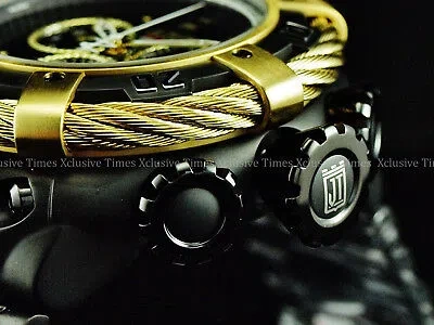 Pre-owned Invicta Reserve 56mm Jt Thunderbolt Limited Ed Swiss Chrono Ss Watch