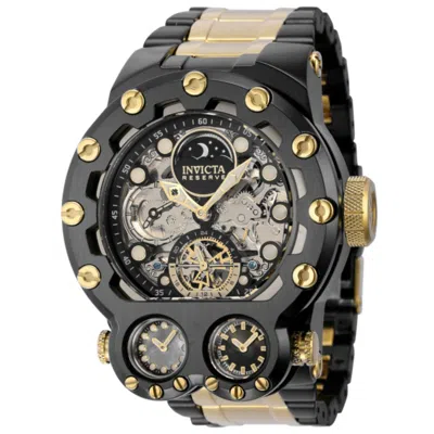 Invicta Reserve Bolt Magnum Tria Auto/quartz Skeletonized Watch In Multi
