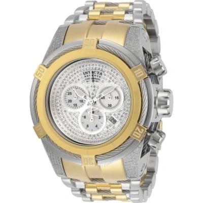 Invicta Reserve Bolt Zeus Chronograph Quartz Silver Dial Men's Watch 29901 In Gold