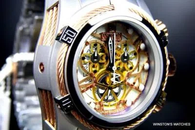 Pre-owned Invicta Reserve Bolt Zeus Jason Taylor Jt Swiss Made Cosc Le Steel Watch