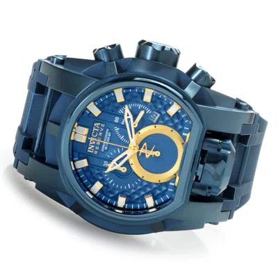 Invicta Reserve Bolt Zeus Magnum 52mm Graffiti Hydroplated Chrono Watch 32803 In Blue