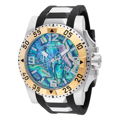 Pre-owned Invicta Reserve Excursion Swiss Ronda 5040.d Caliber Men's Watch W/ Abalone Dial