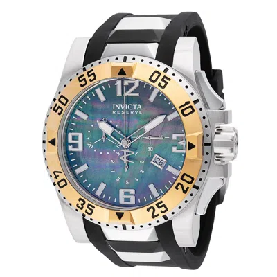 Pre-owned Invicta Reserve Excursion Swiss Ronda 5040.d Caliber Men's Watch W/ Mother Of Pe