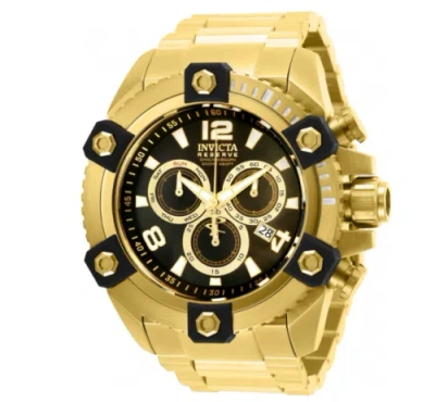 Pre-owned Invicta Reserve Grand Octane Men's 63mm Mop Dial Swiss Chronograph Watch 15827
