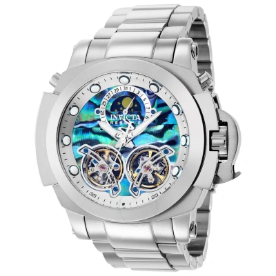 Invicta Reserve Man Automatic Moon Phase Men's Watch 36016 In Blue / Green / Silver